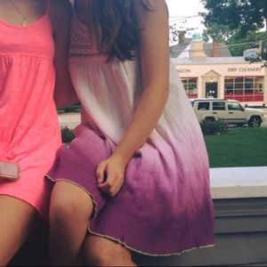 Roxy ombré beach swim suit cover up